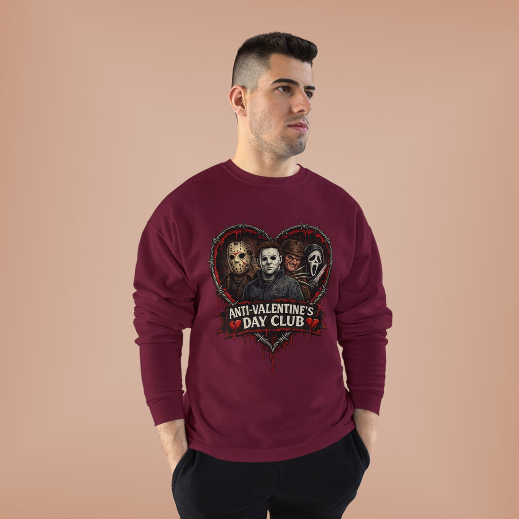 Horror Anti-Valentine's Unisex EcoSmart® Crewneck Sweatshirt