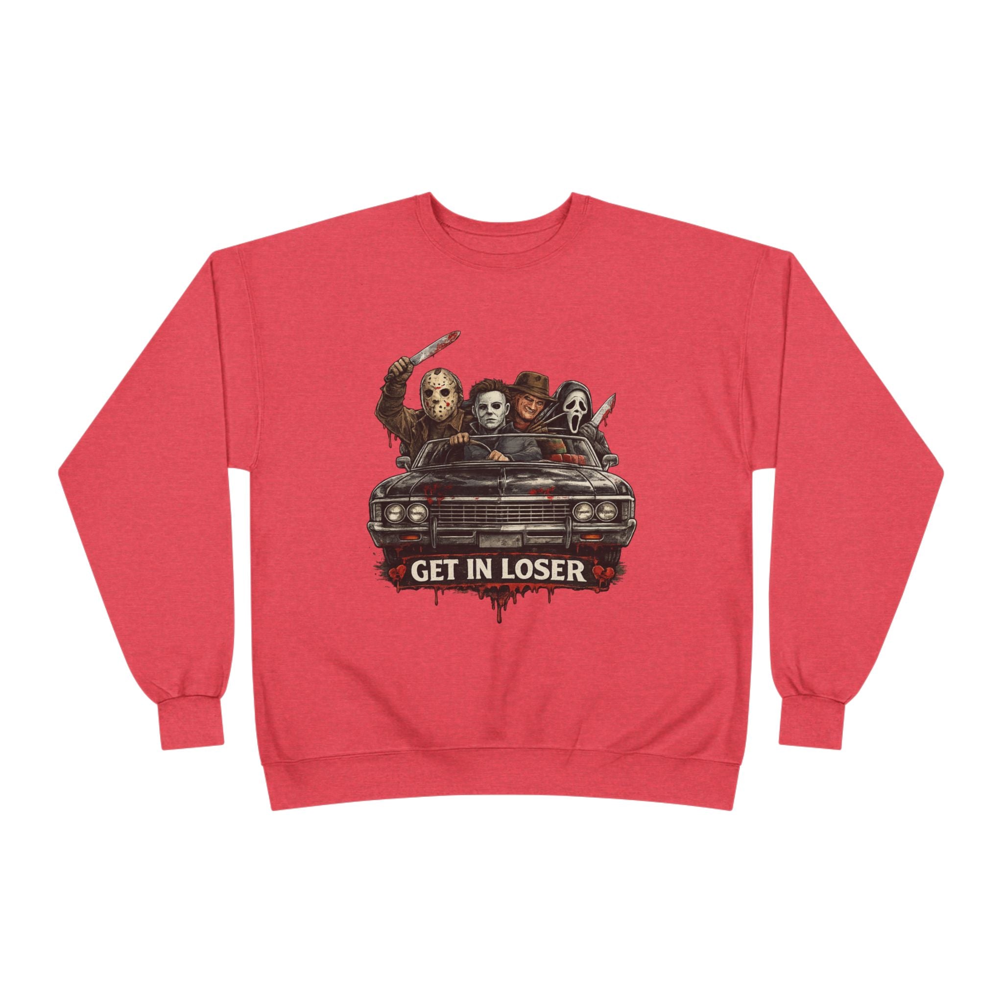 "Get in Loser" Horror Classic Unisex EcoSmart® Crewneck Sweatshirt