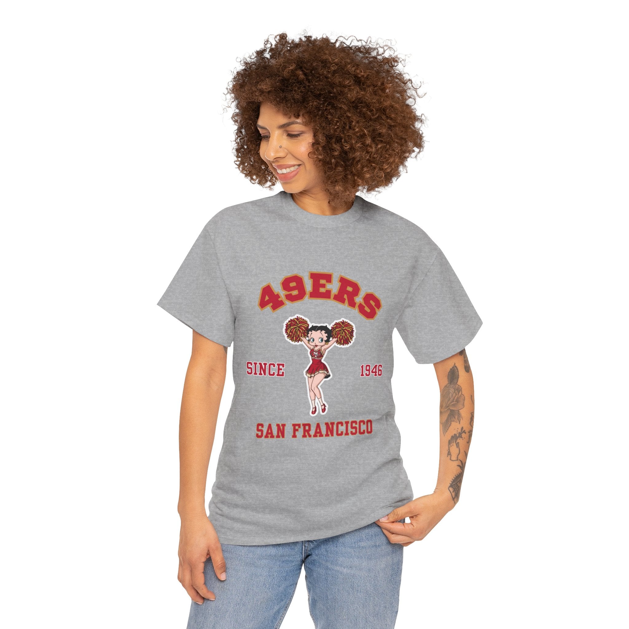 49ers Cheerleader T-Shirt – San Francisco Since 1946