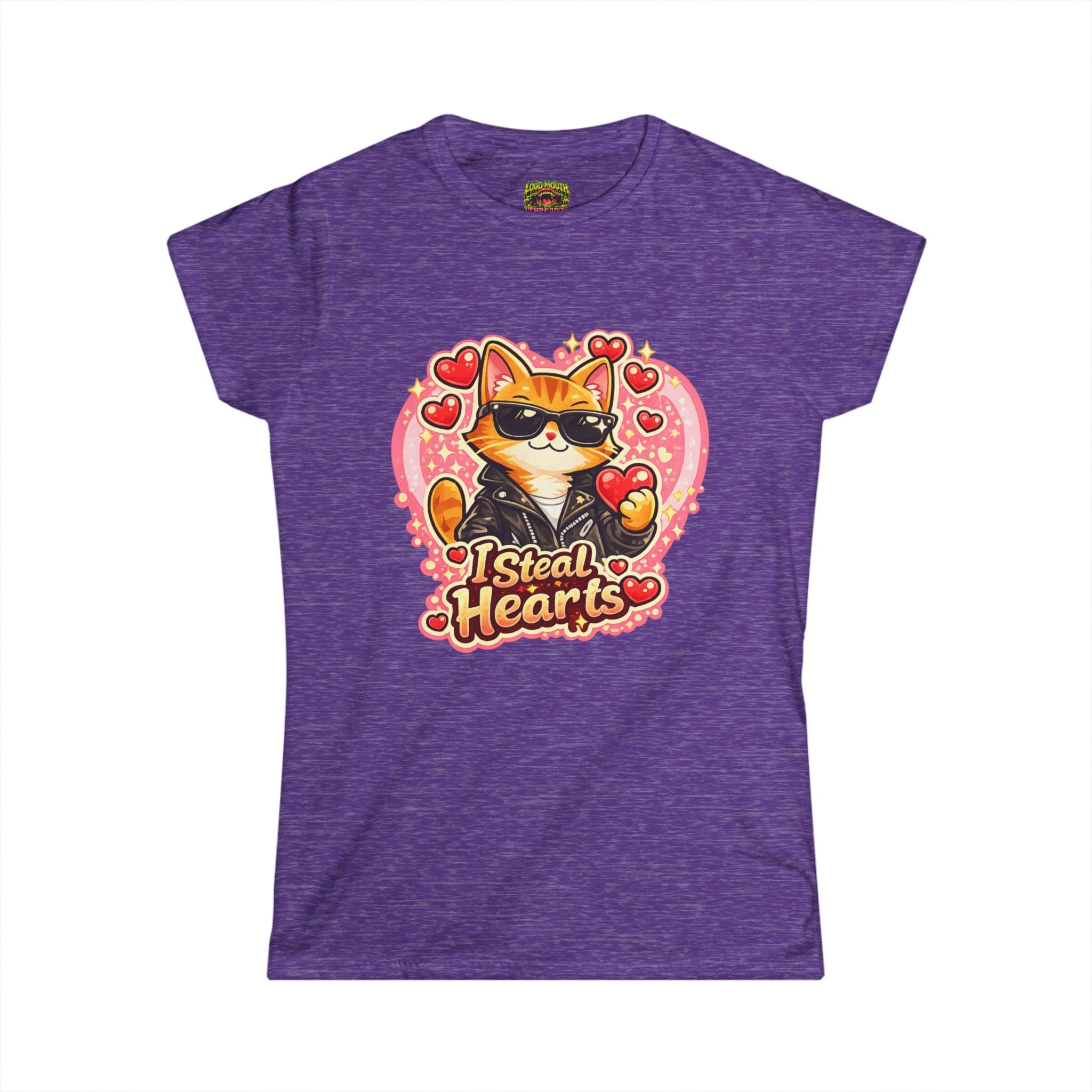 Cat "I Steal Hearts" Valentine's Tee