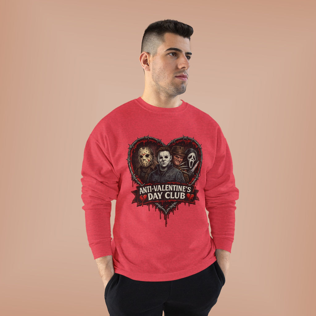 Horror Anti-Valentine's Unisex EcoSmart® Crewneck Sweatshirt