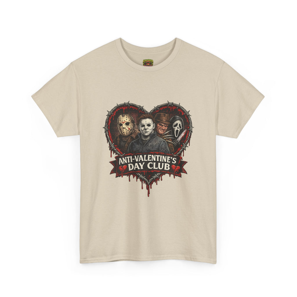 Horror Classics Anti-Valentine's Unisex Heavy Cotton Tee