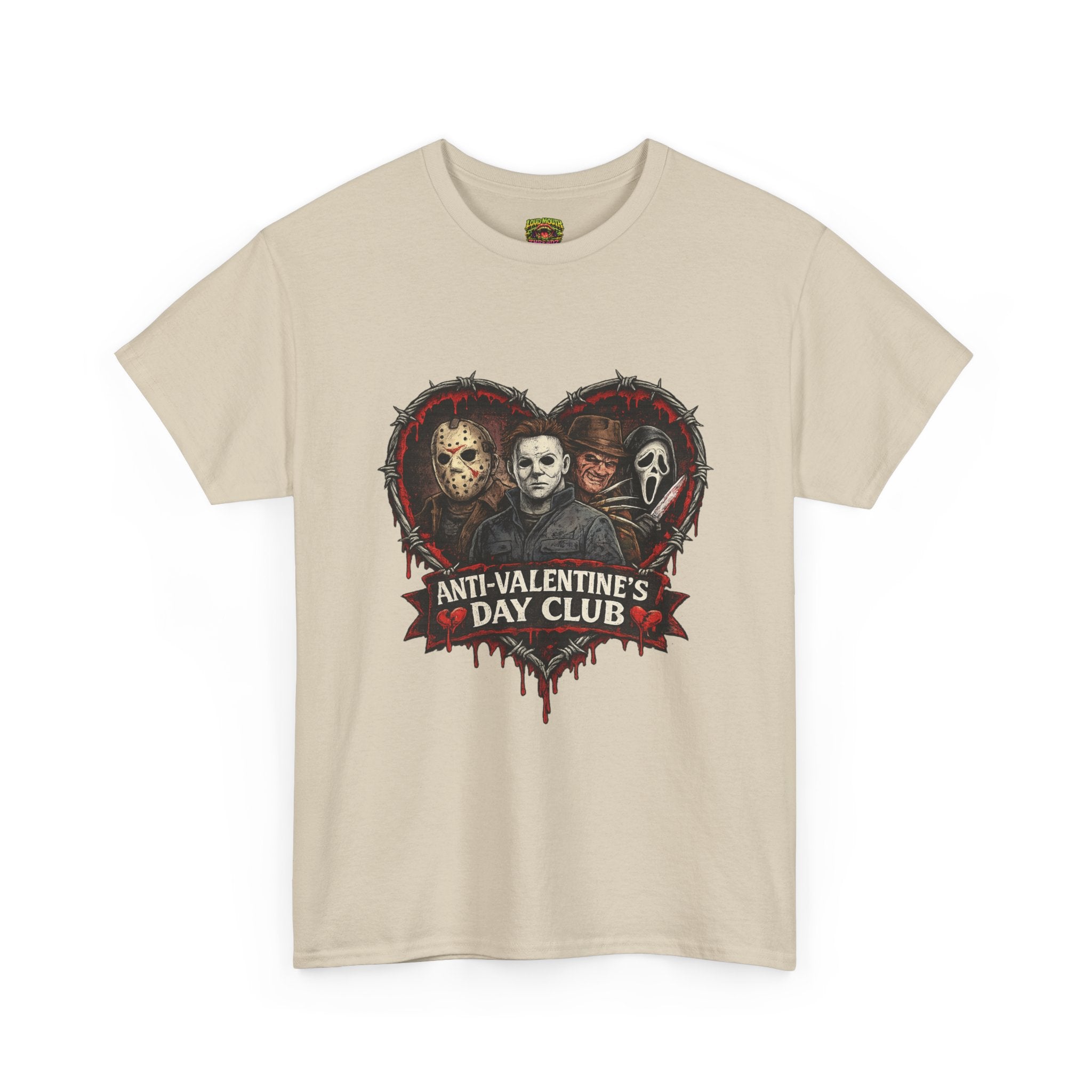 Horror Classics Anti-Valentine's Unisex Heavy Cotton Tee
