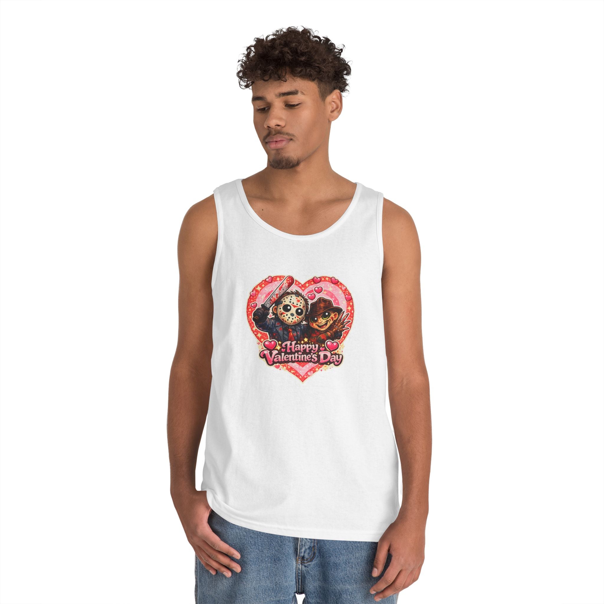 Horror Classic Valentine's Unisex Heavy Cotton Tank Top