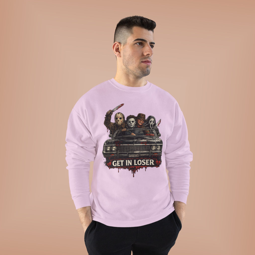 "Get in Loser" Horror Classic Unisex EcoSmart® Crewneck Sweatshirt
