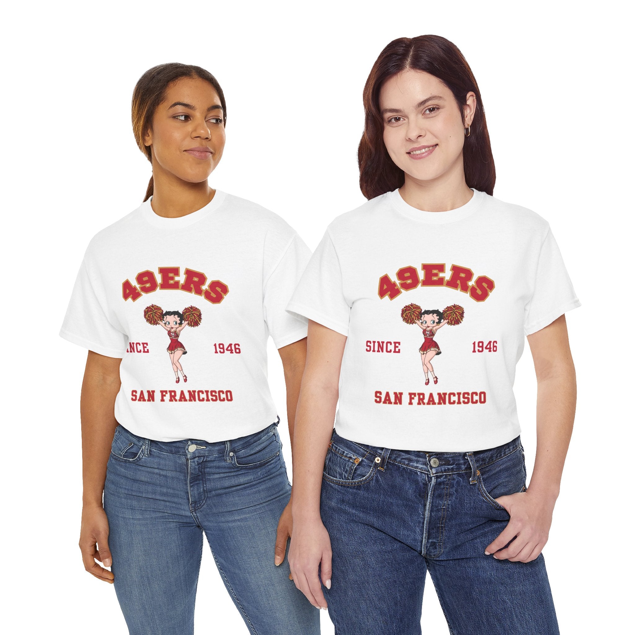 49ers Cheerleader T-Shirt – San Francisco Since 1946