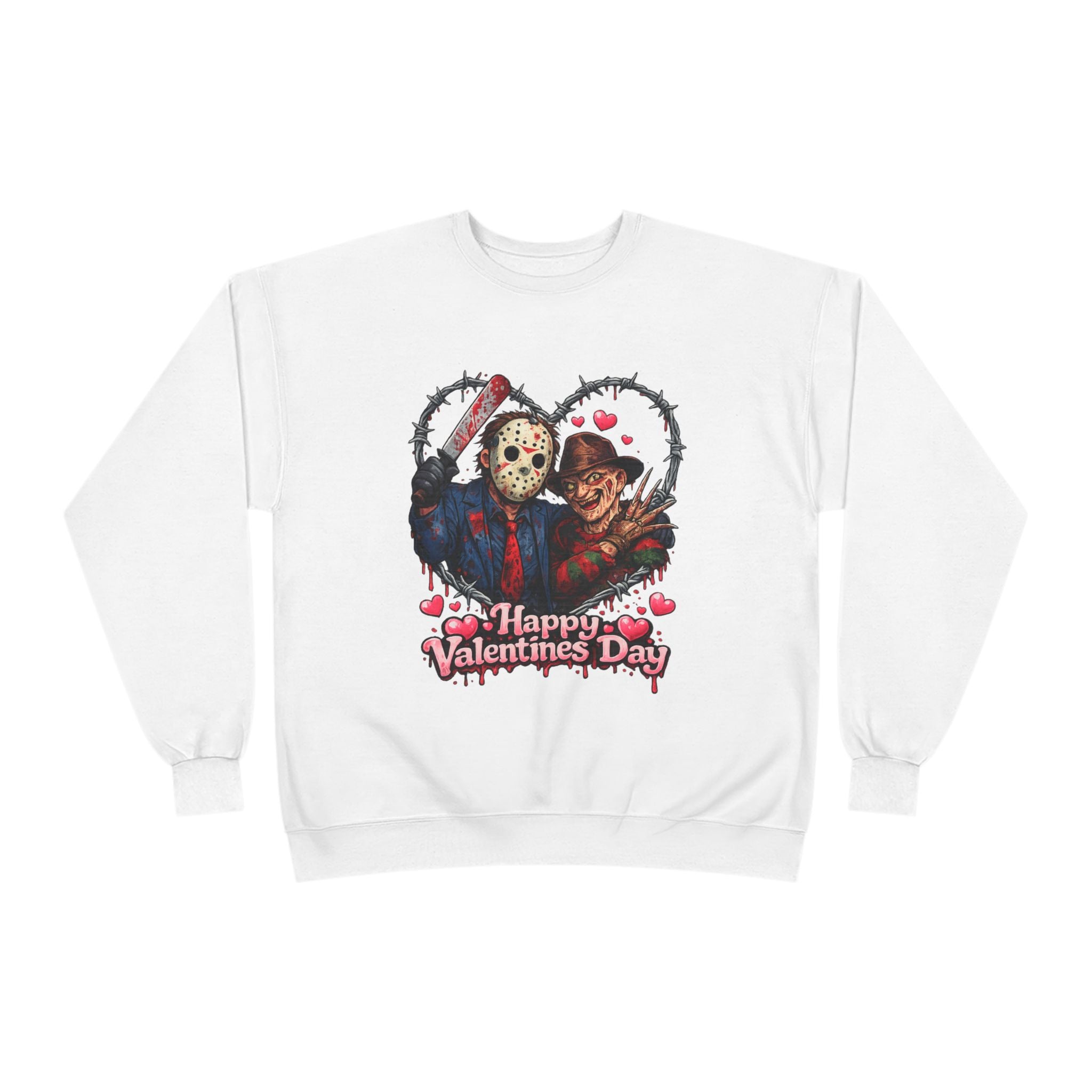 Horror Classic Valentine's Day Unisex EcoSmart® Crewneck Sweatshirt