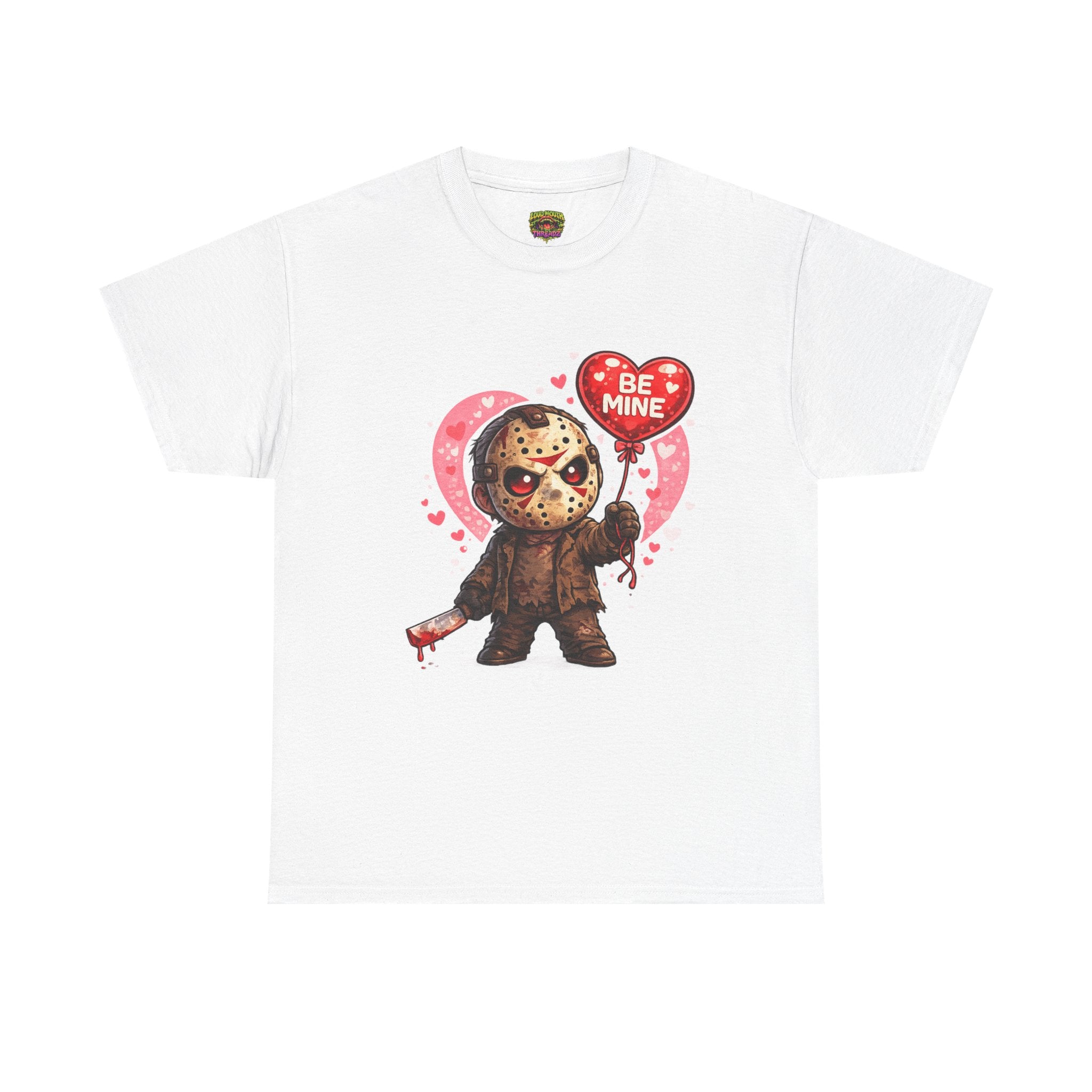Jason Valentine Tee - 'Be Mine' Horror Cute Valentine's Day T-Shirt