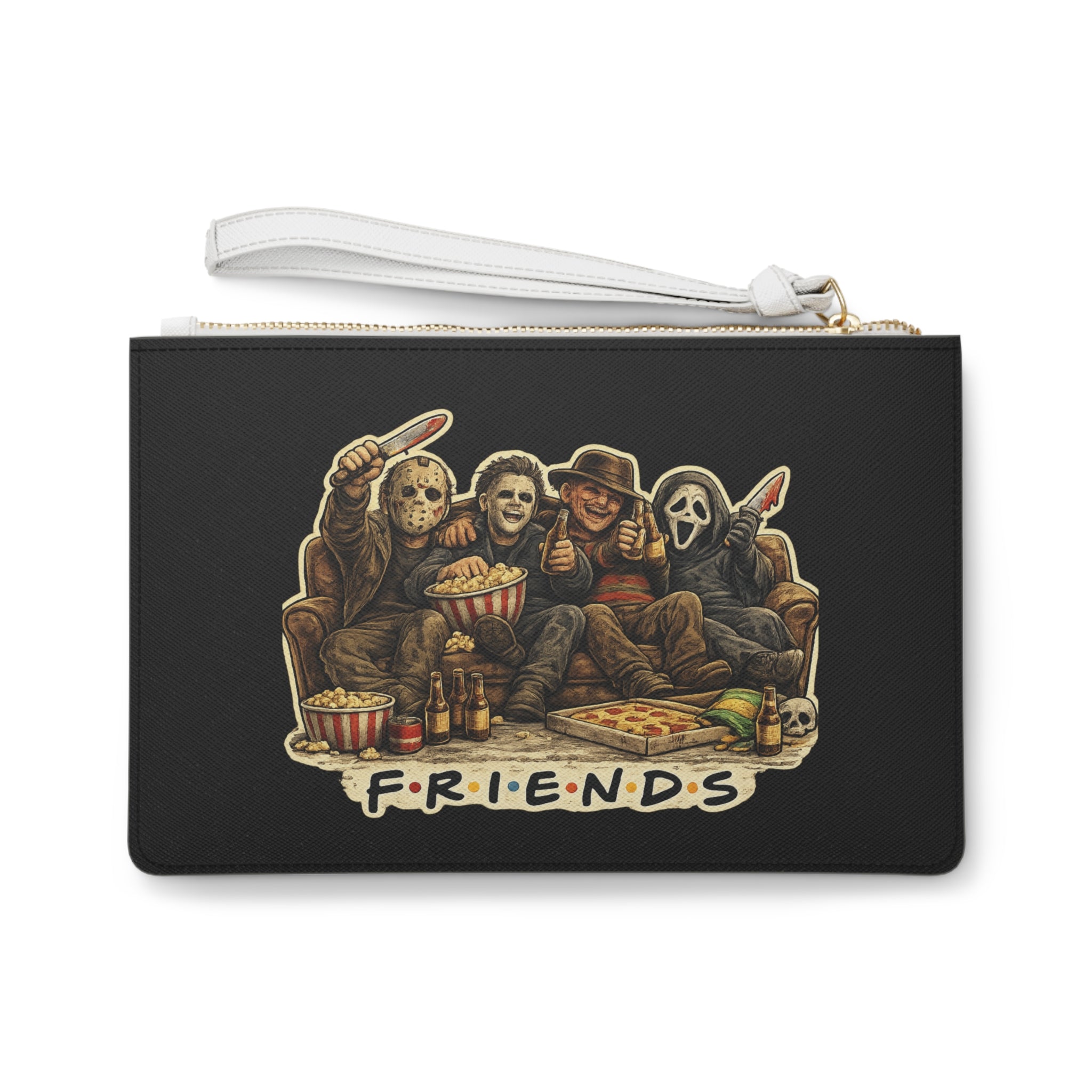 Horror Classic Friends Clutch Bag