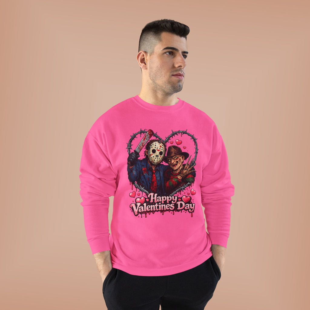 Horror Classic Valentine's Day Unisex EcoSmart® Crewneck Sweatshirt