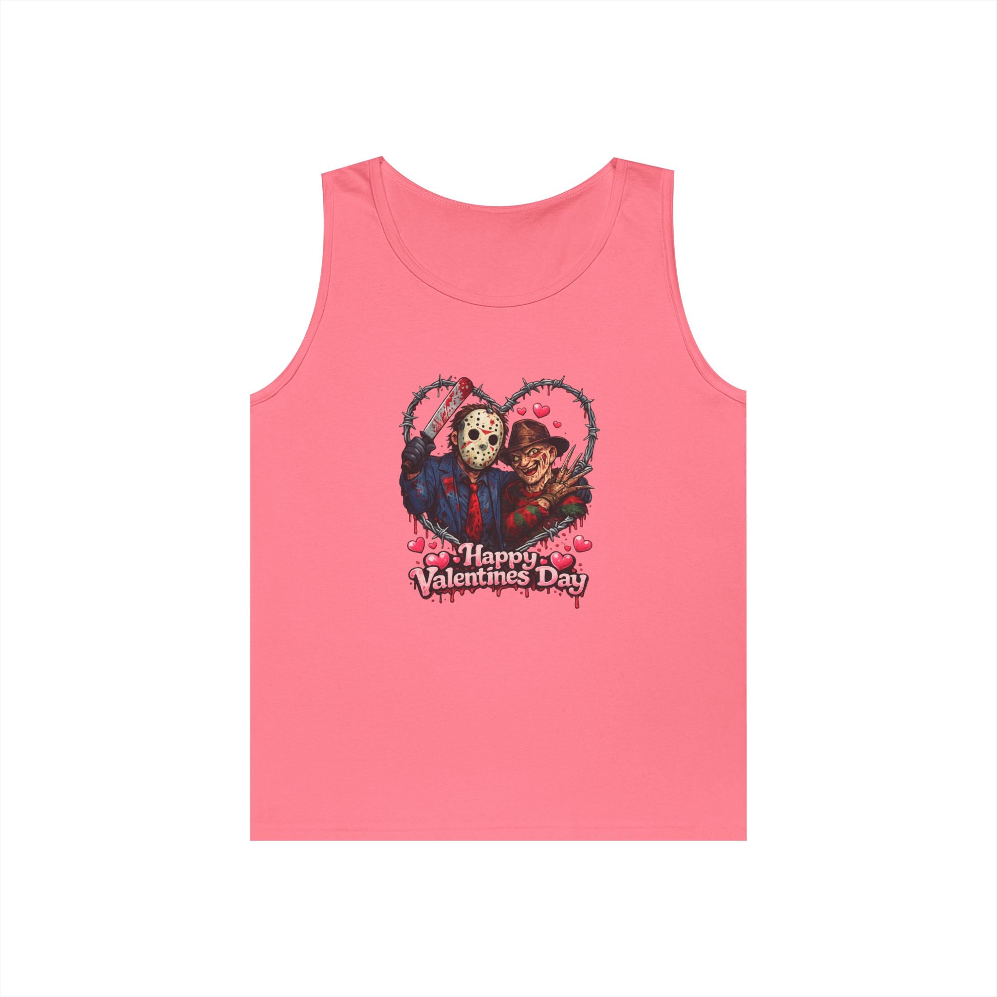 Horror Movie Classic Valentine's Unisex Heavy Cotton Tank Top