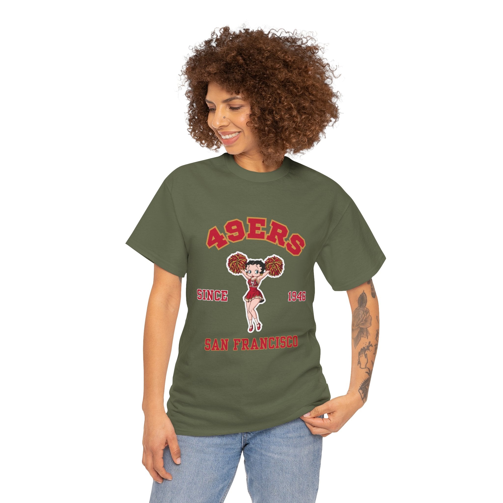 49ers Cheerleader T-Shirt – San Francisco Since 1946