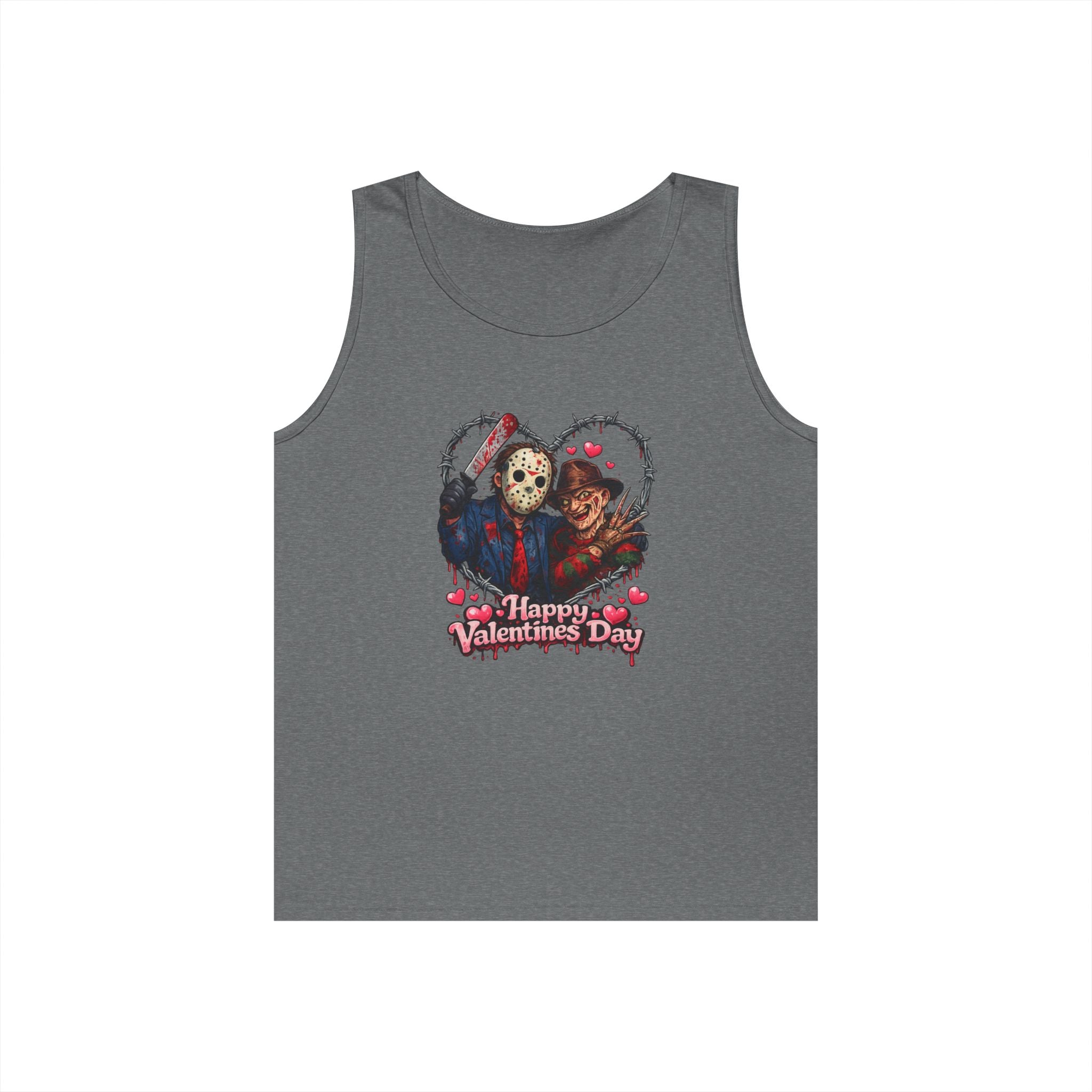 Horror Movie Classic Valentine's Unisex Heavy Cotton Tank Top