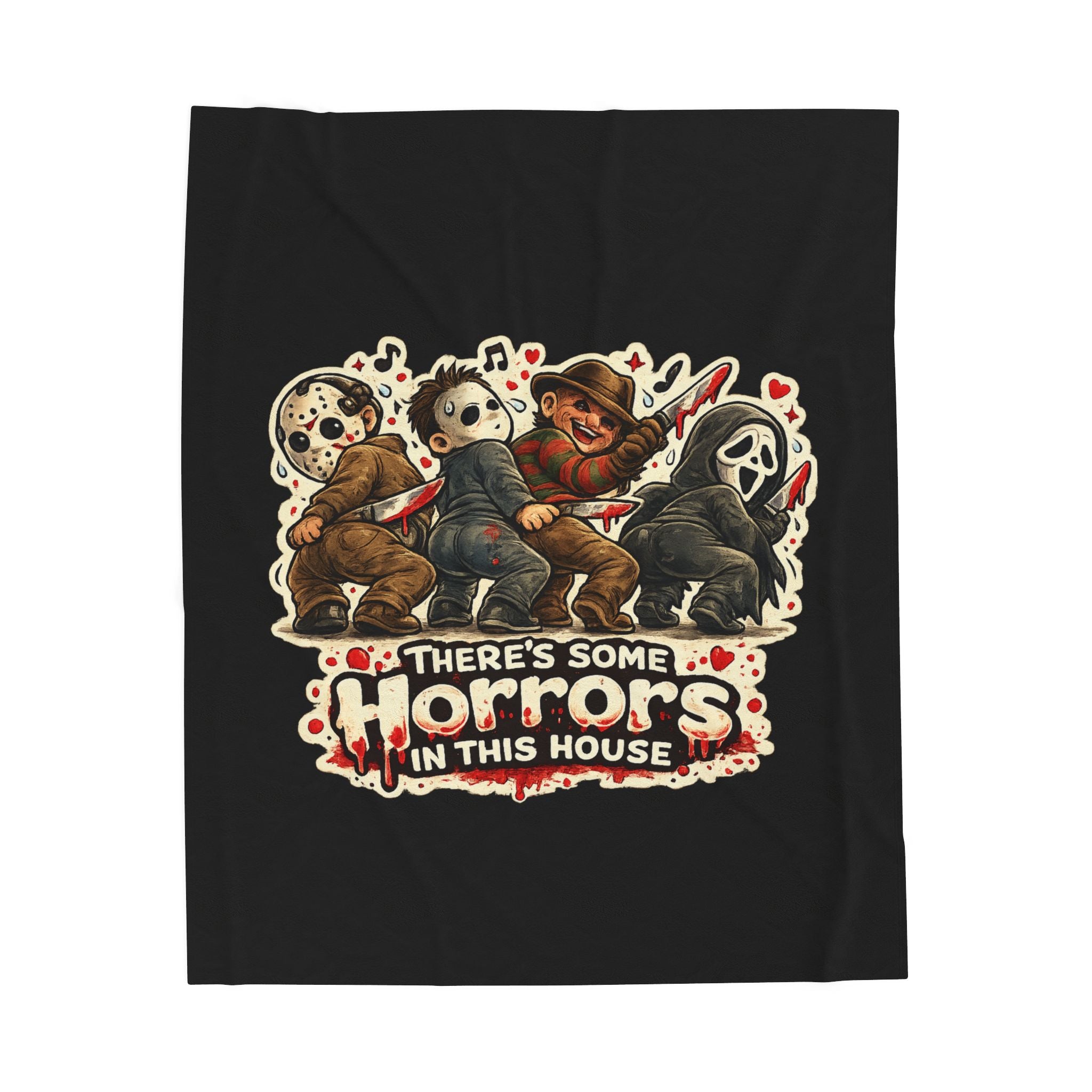 Horrors in this House Velveteen Plush Blanket