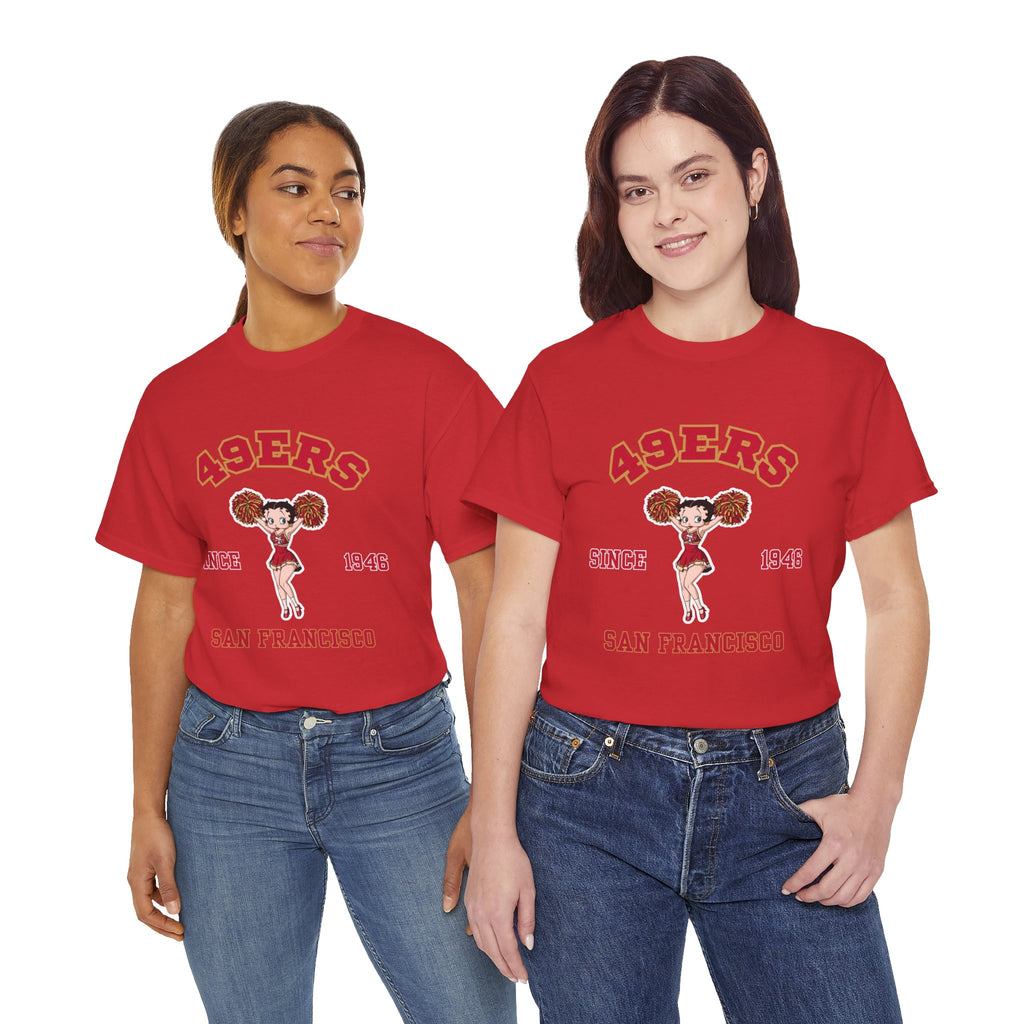 49ers Cheerleader T-Shirt – San Francisco Since 1946