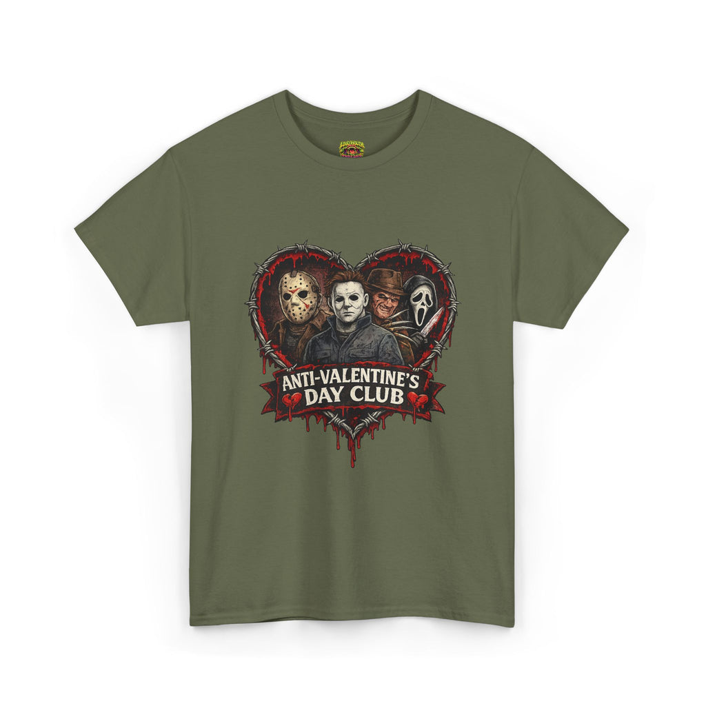 Horror Classics Anti-Valentine's Unisex Heavy Cotton Tee