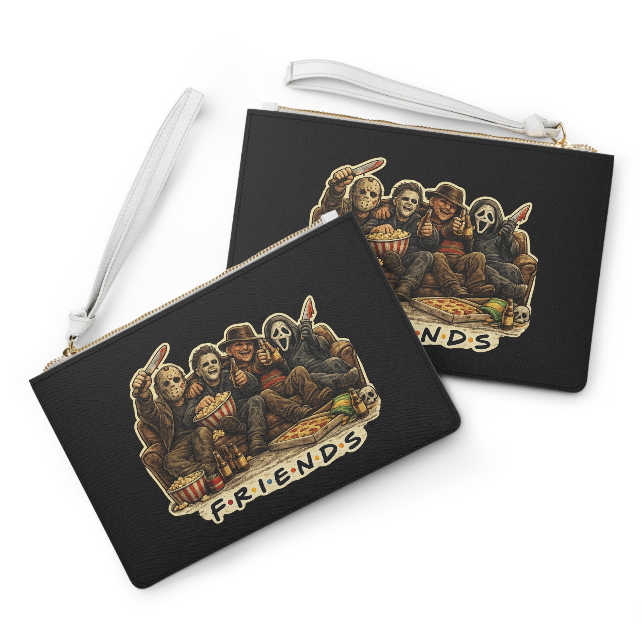 Horror Classic Friends Clutch Bag
