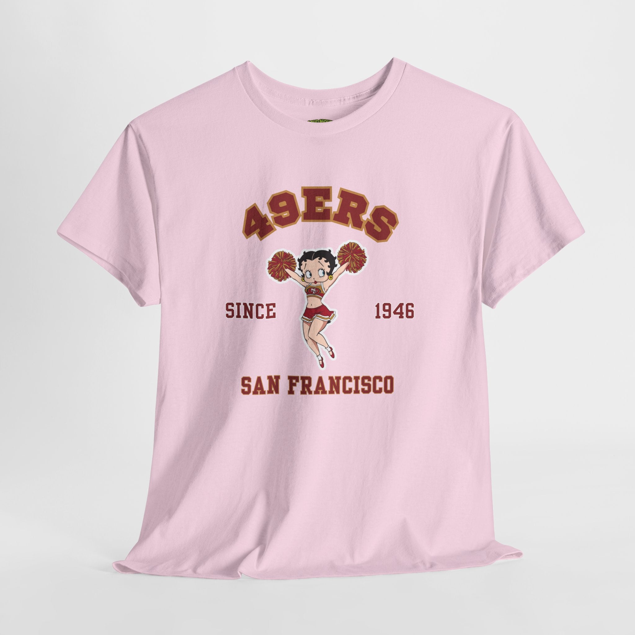 49ers Cheerleader Tee — San Francisco Since 1946 Vintage Football Shirt