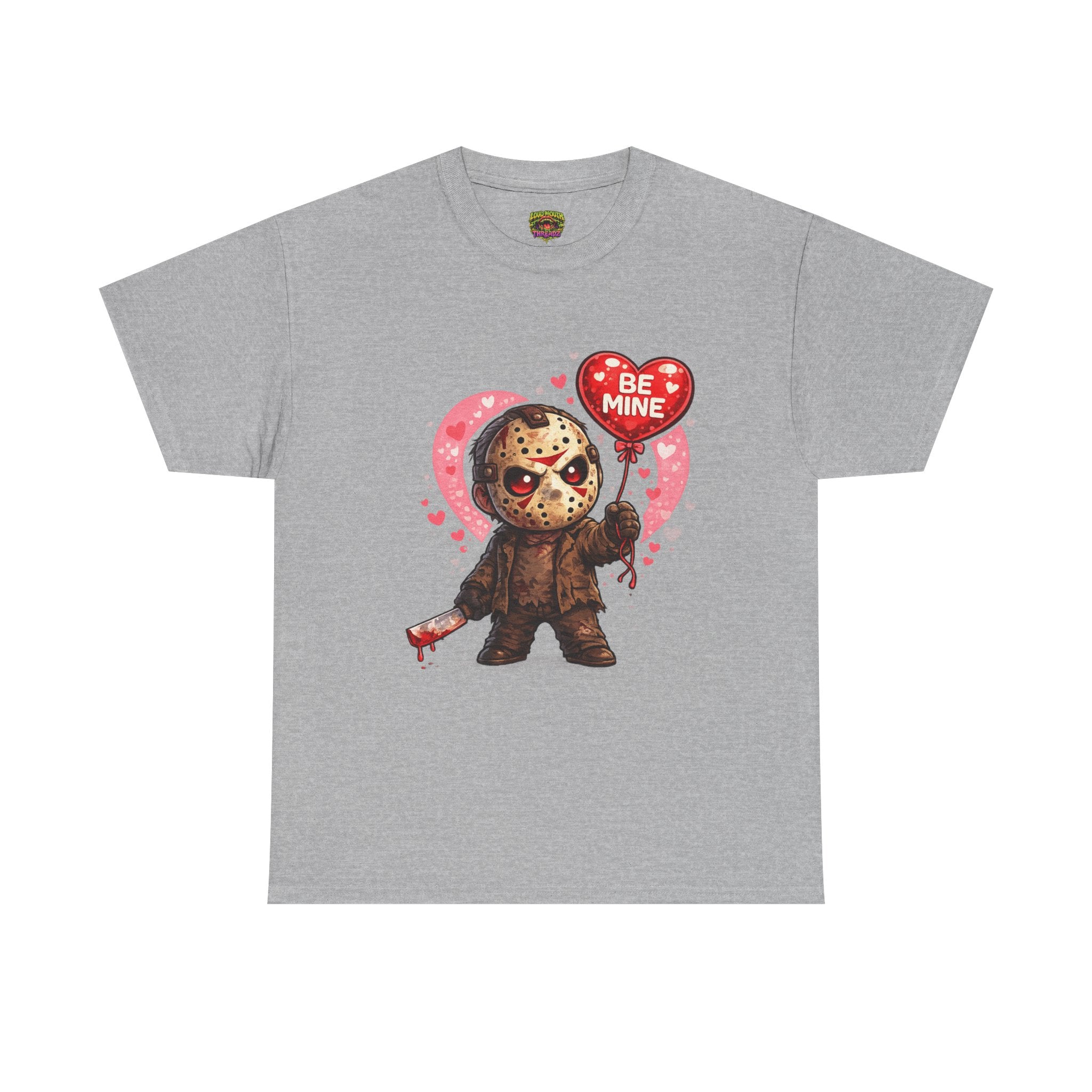 Jason Valentine Tee - 'Be Mine' Horror Cute Valentine's Day T-Shirt