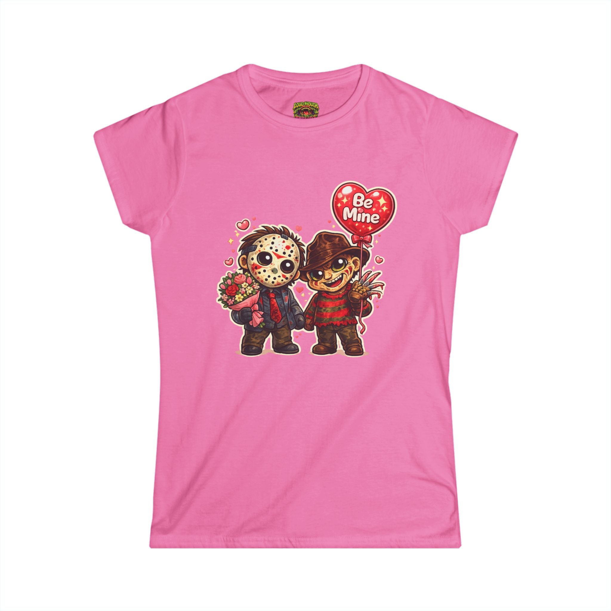 Valentine Horror Cuties T-Shirt — "Be Mine" Jason & Freddy Couple Tee