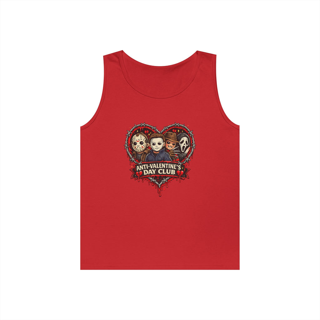 Horror Classics Anti-Valentine's Unisex Heavy Cotton Tank Top