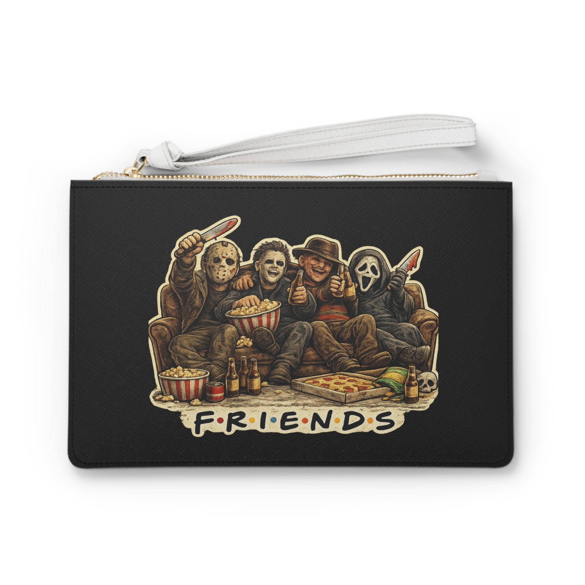 Horror Classic Friends Clutch Bag