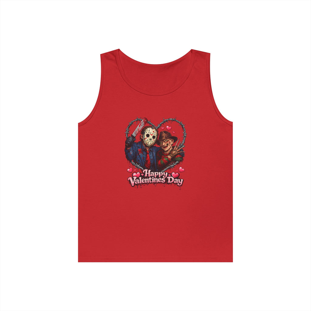 Horror Movie Classic Valentine's Unisex Heavy Cotton Tank Top