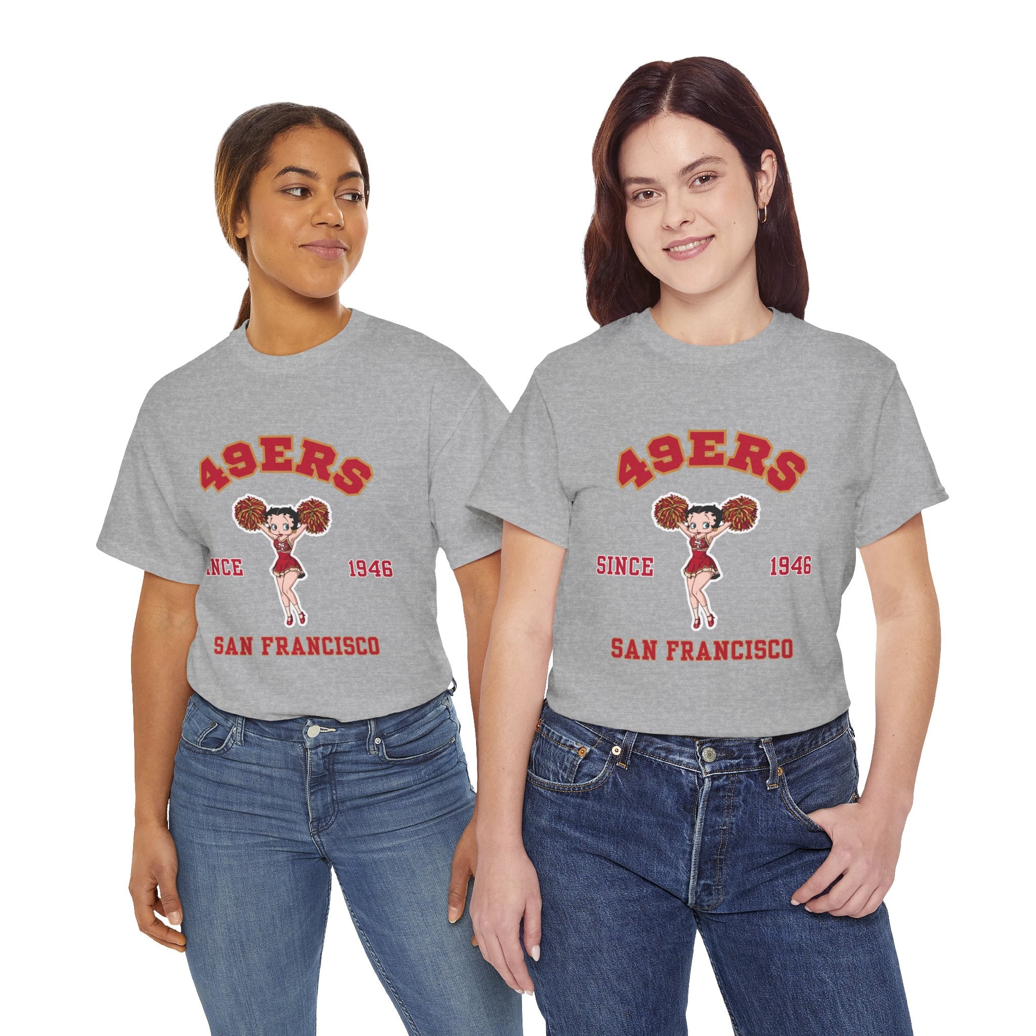 49ers Cheerleader T-Shirt – San Francisco Since 1946