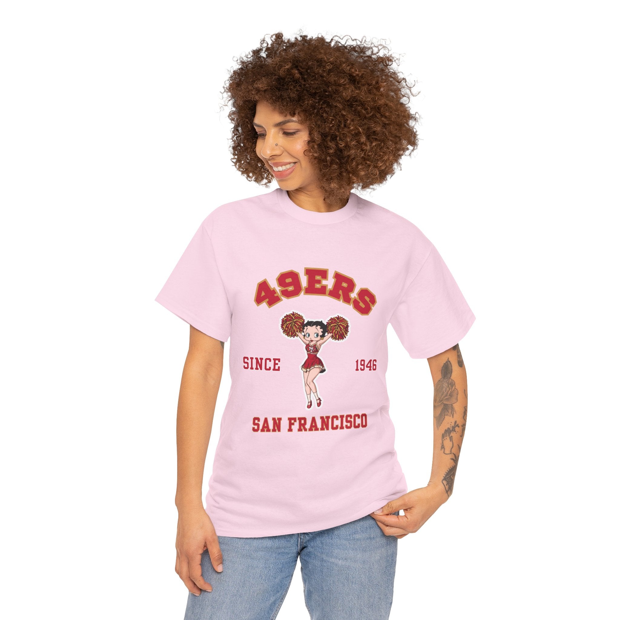 49ers Cheerleader T-Shirt – San Francisco Since 1946