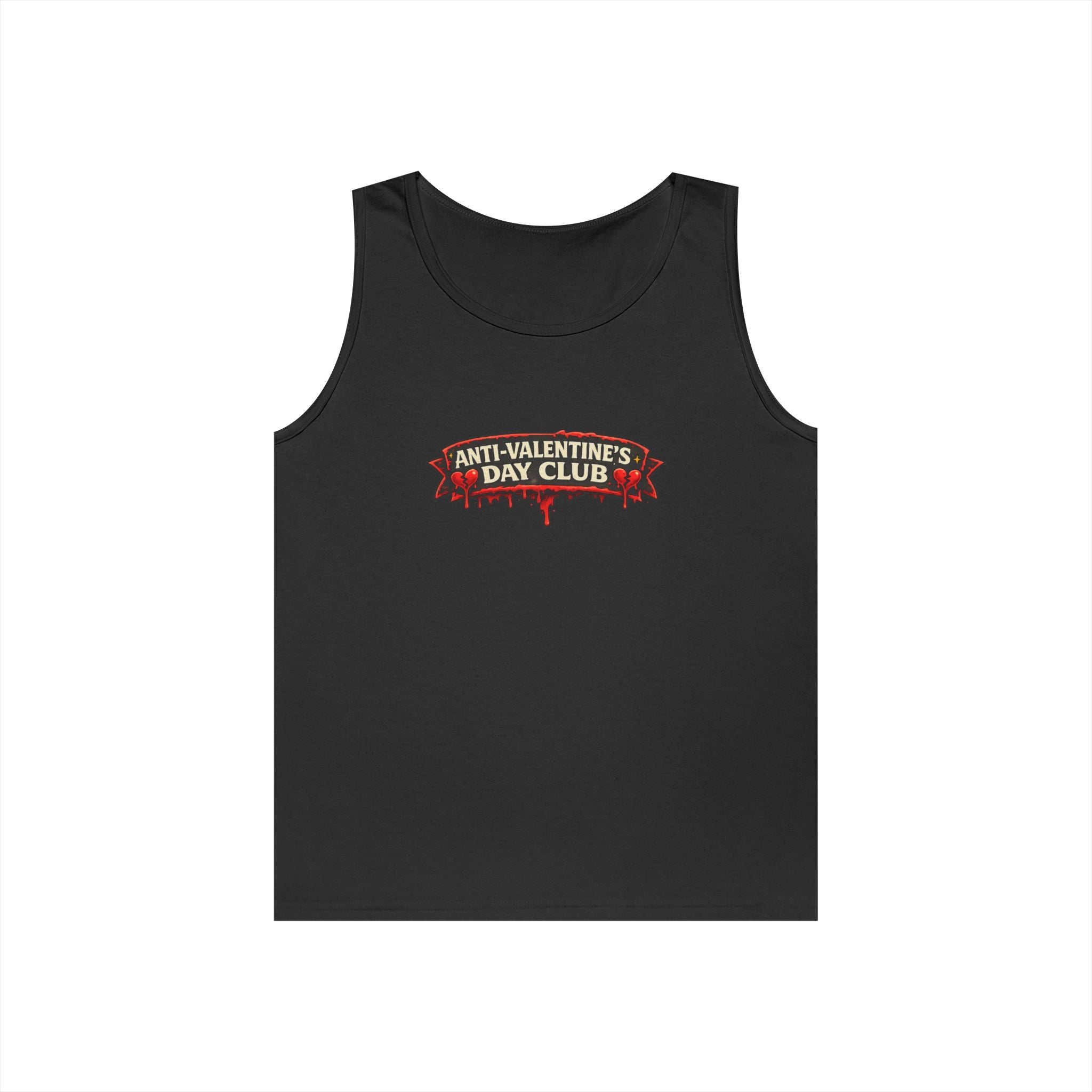 Anti-Valentine's Day Club Unisex Heavy Cotton Tank Top
