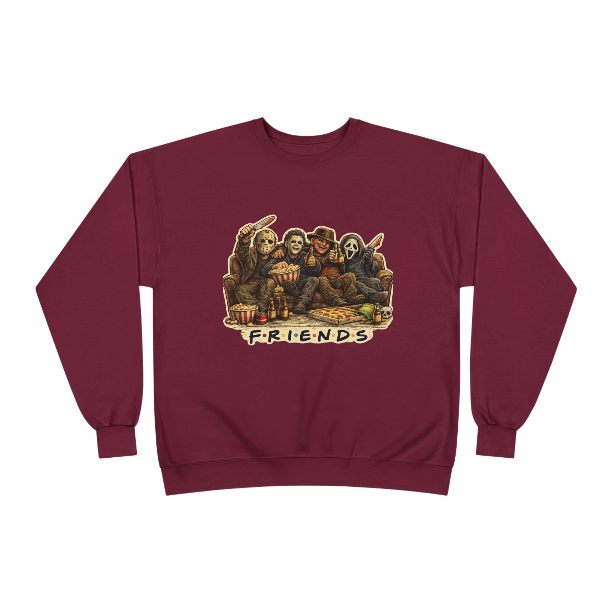 Horror Classics Friends Unisex EcoSmart® Crewneck Sweatshirt