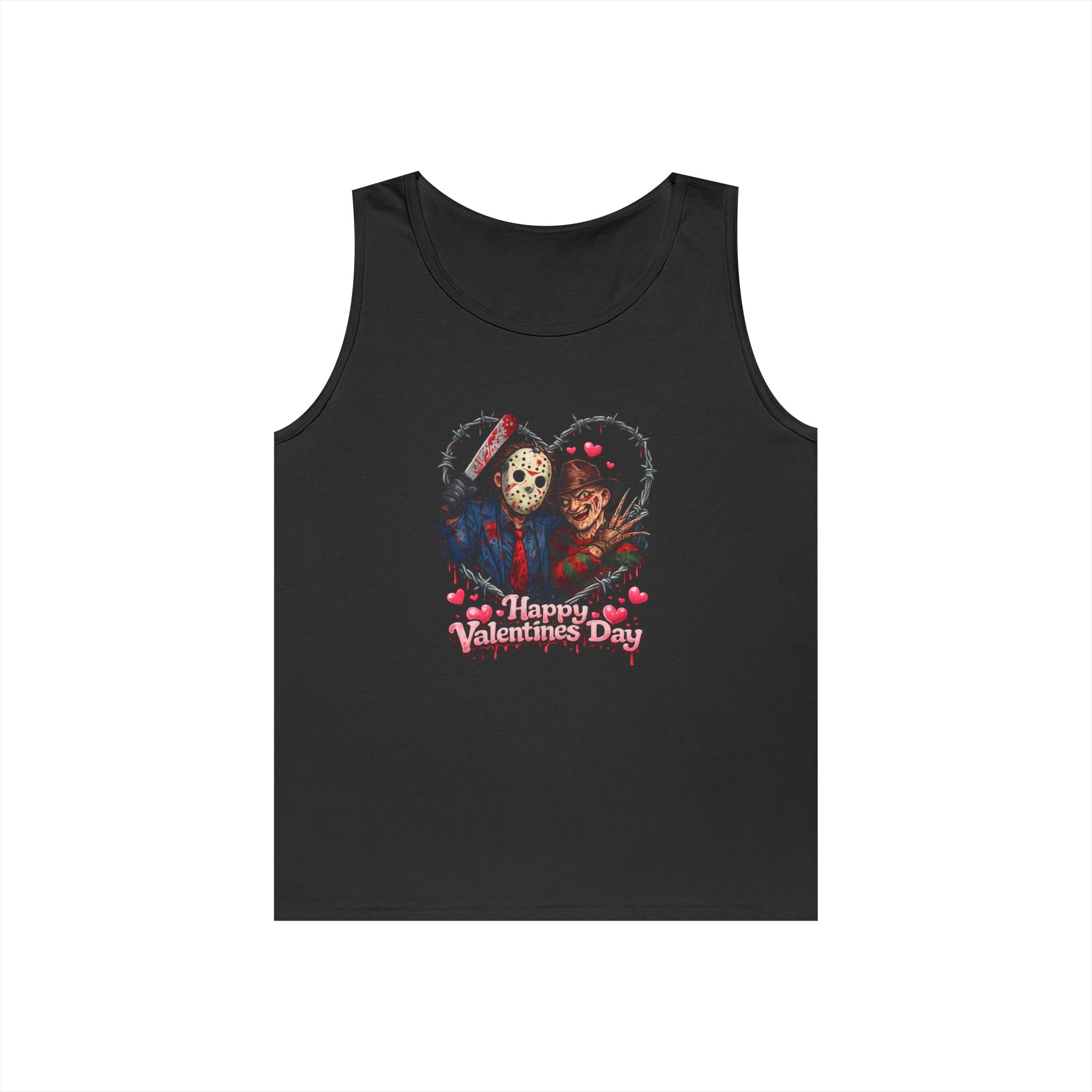 Horror Movie Classic Valentine's Unisex Heavy Cotton Tank Top