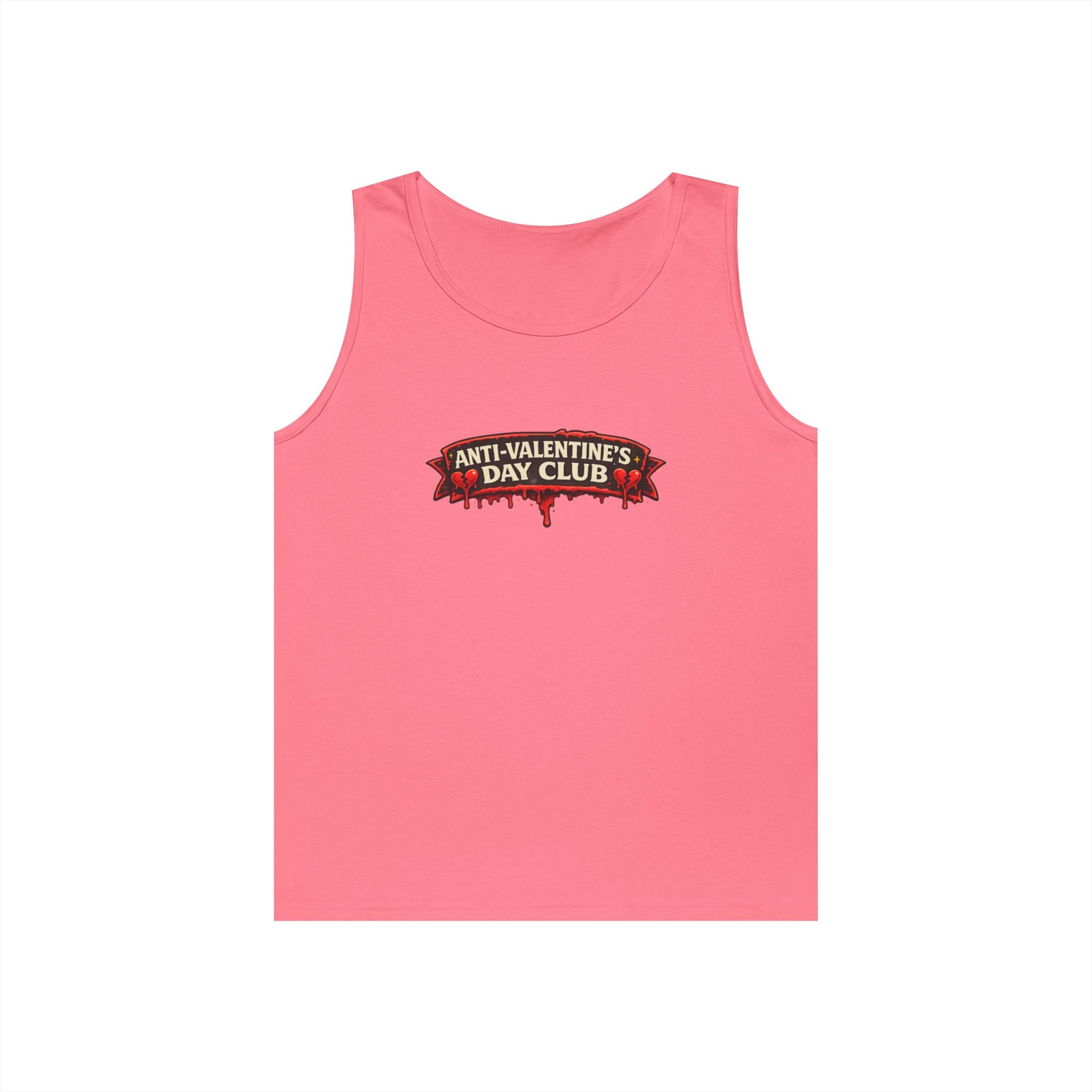 Anti-Valentine's Day Club Unisex Heavy Cotton Tank Top