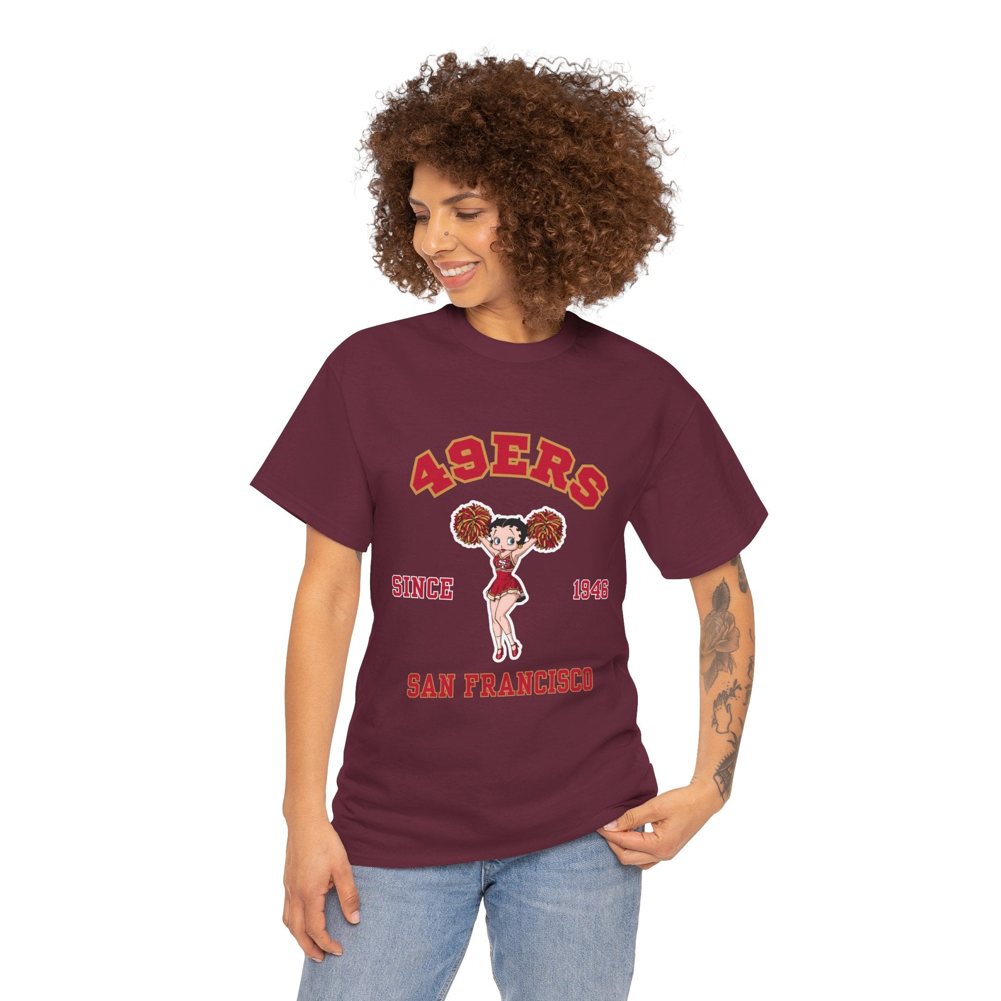 49ers Cheerleader T-Shirt – San Francisco Since 1946