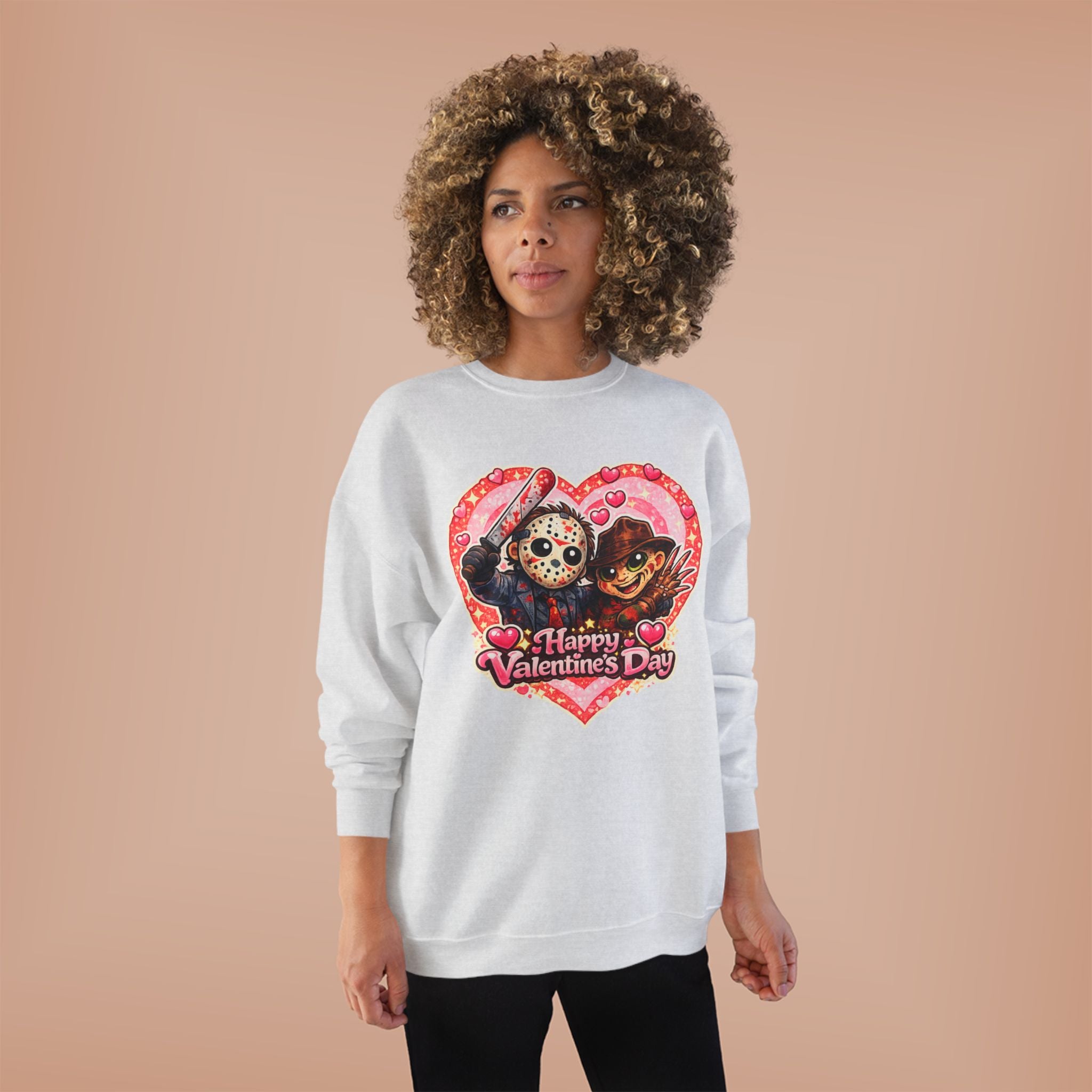 Cute Horrors Valentine's Day Unisex EcoSmart® Crewneck Sweatshirt
