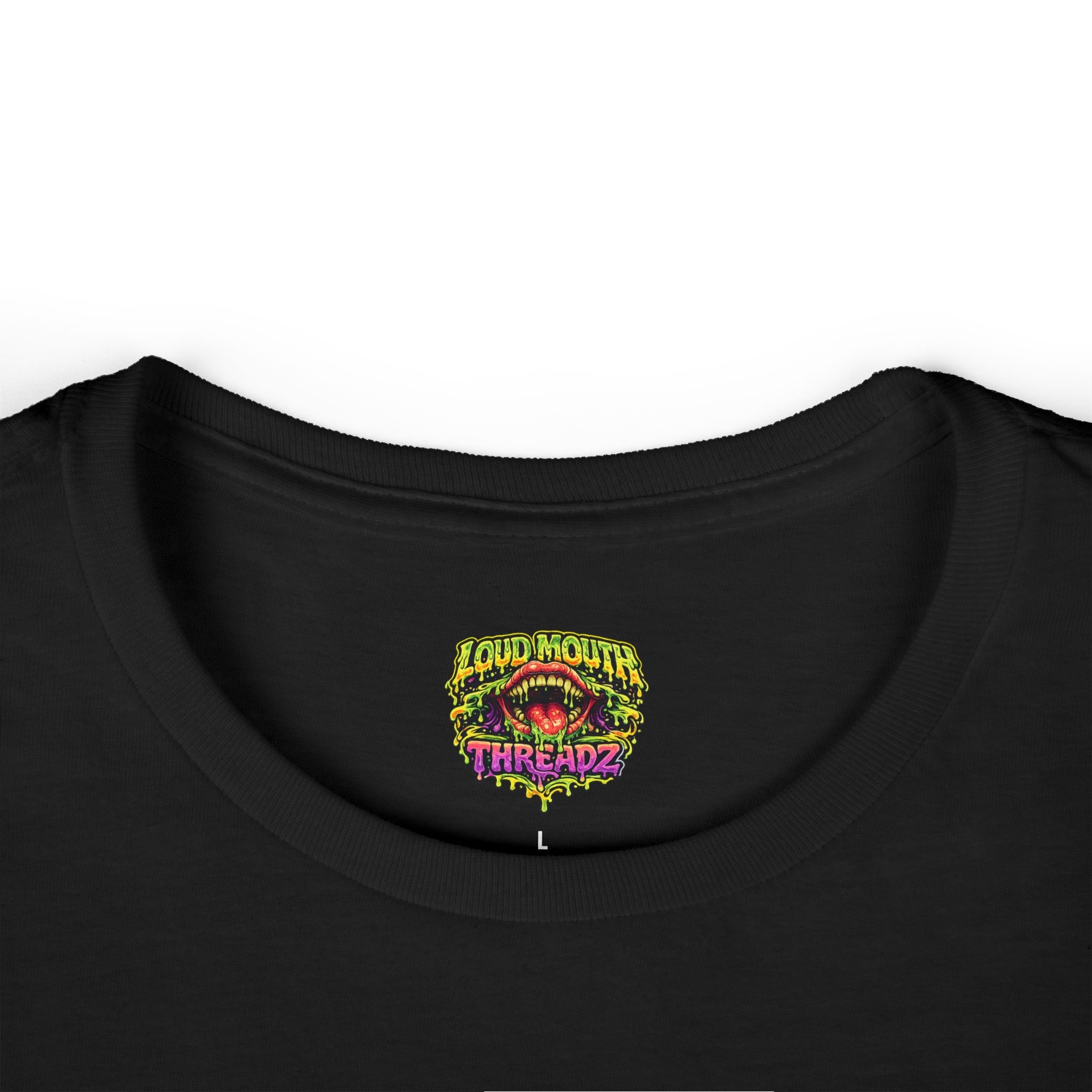 Anti-Valentine’s Club Tee — Women's Graphic Shirt (Heartbreaker Gothic Design)