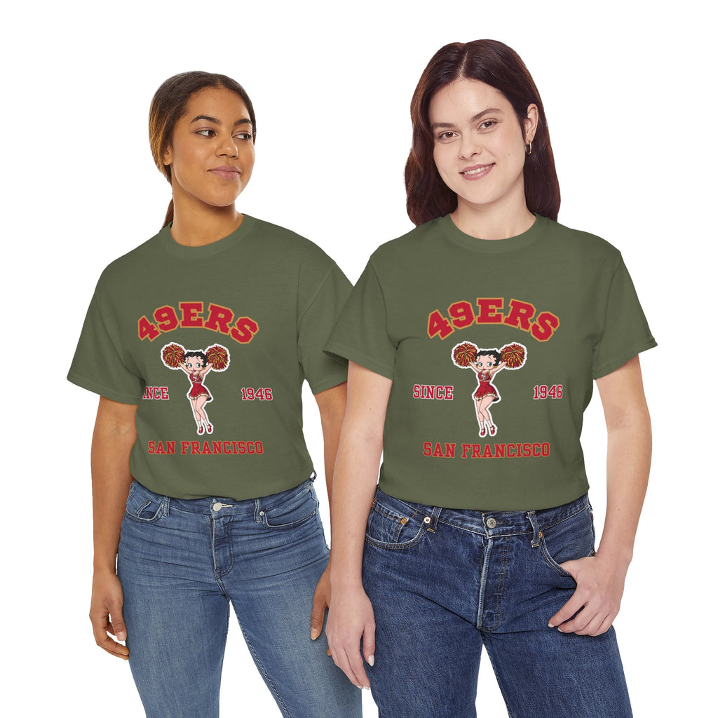 49ers Cheerleader T-Shirt – San Francisco Since 1946