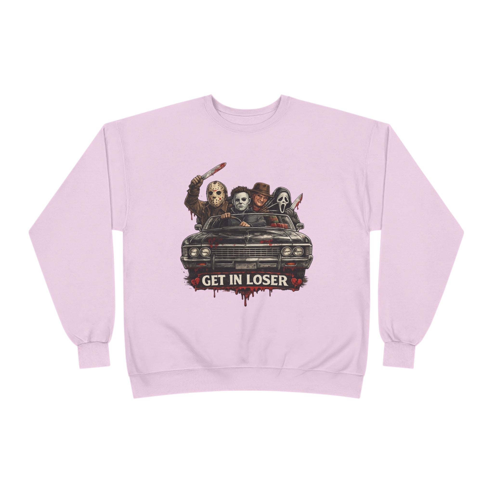 "Get in Loser" Horror Classic Unisex EcoSmart® Crewneck Sweatshirt