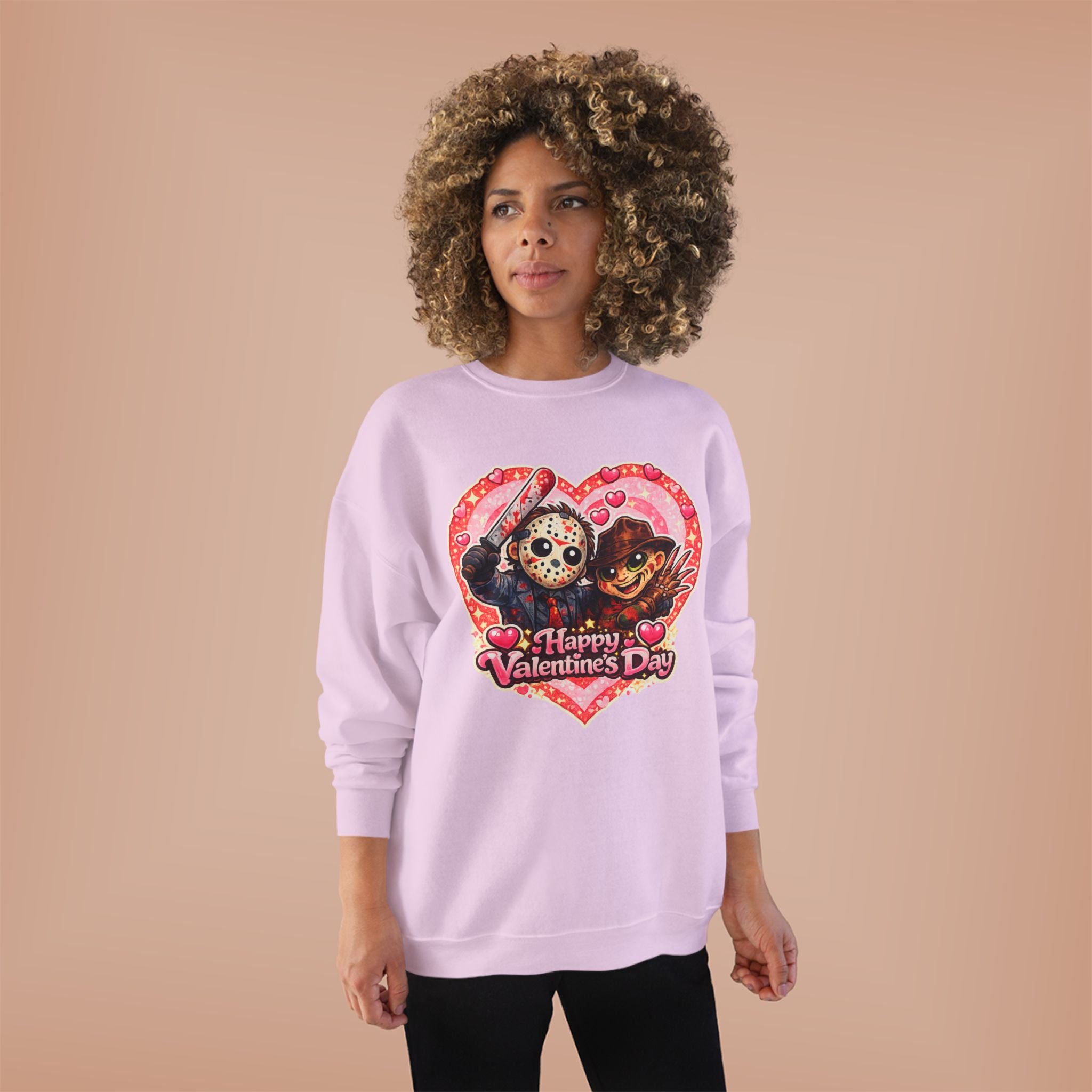 Cute Horrors Valentine's Day Unisex EcoSmart® Crewneck Sweatshirt