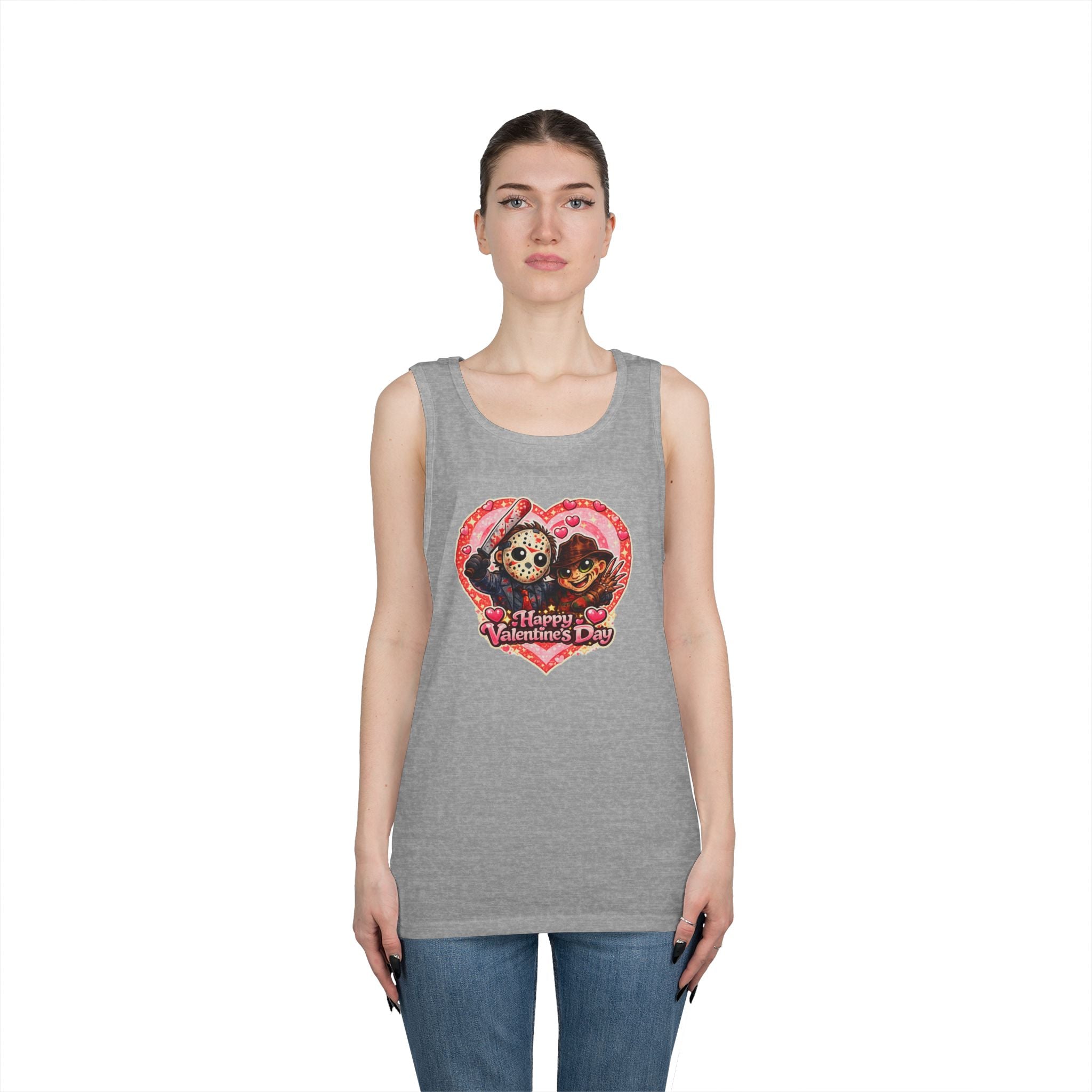 Horror Classic Valentine's Unisex Heavy Cotton Tank Top