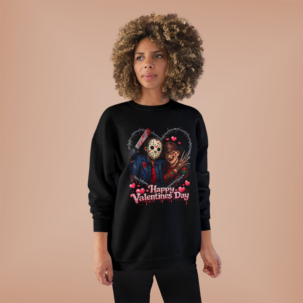 Horror Classic Valentine's Day Unisex EcoSmart® Crewneck Sweatshirt