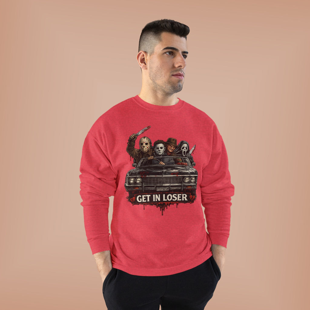 "Get in Loser" Horror Classic Unisex EcoSmart® Crewneck Sweatshirt
