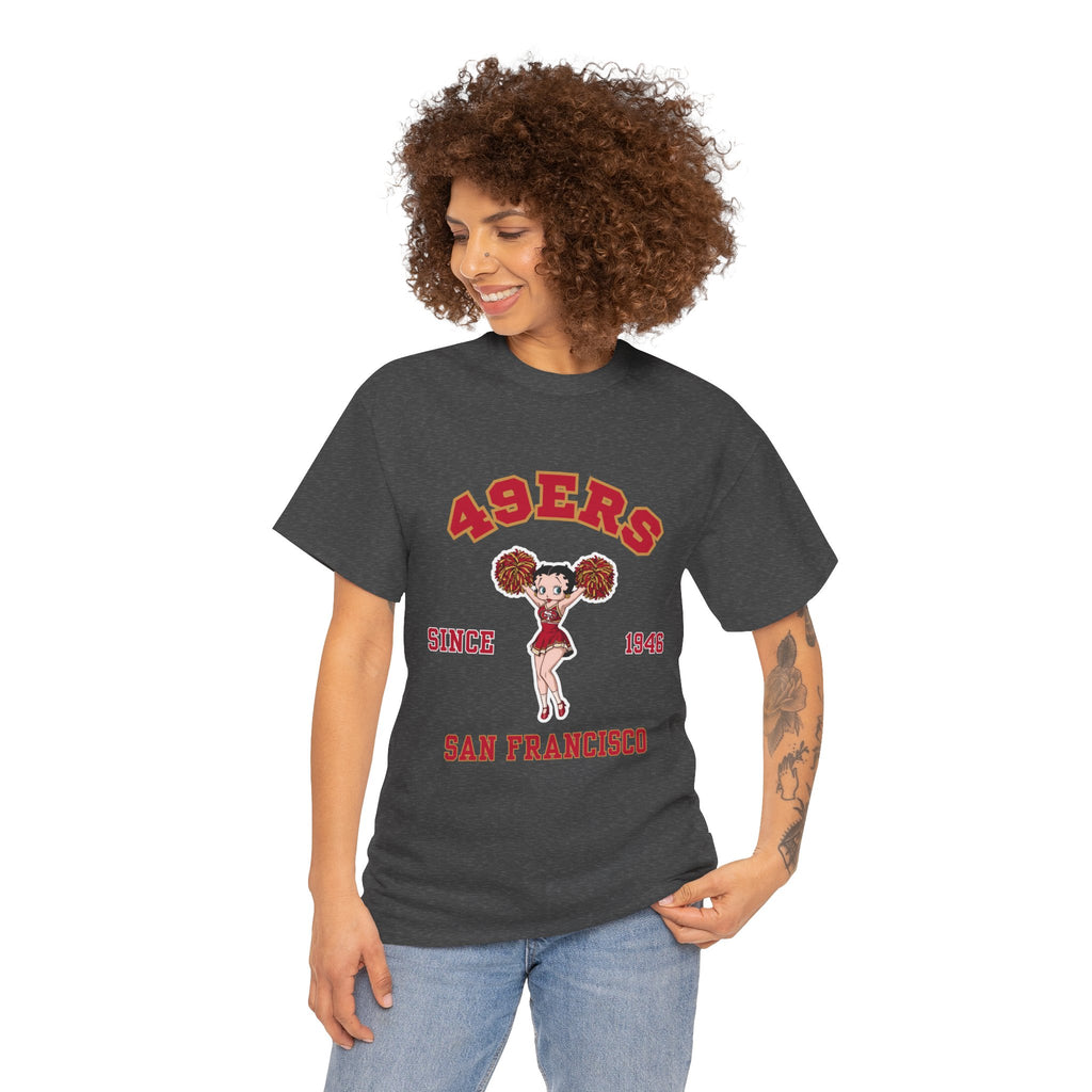 49ers Cheerleader T-Shirt – San Francisco Since 1946