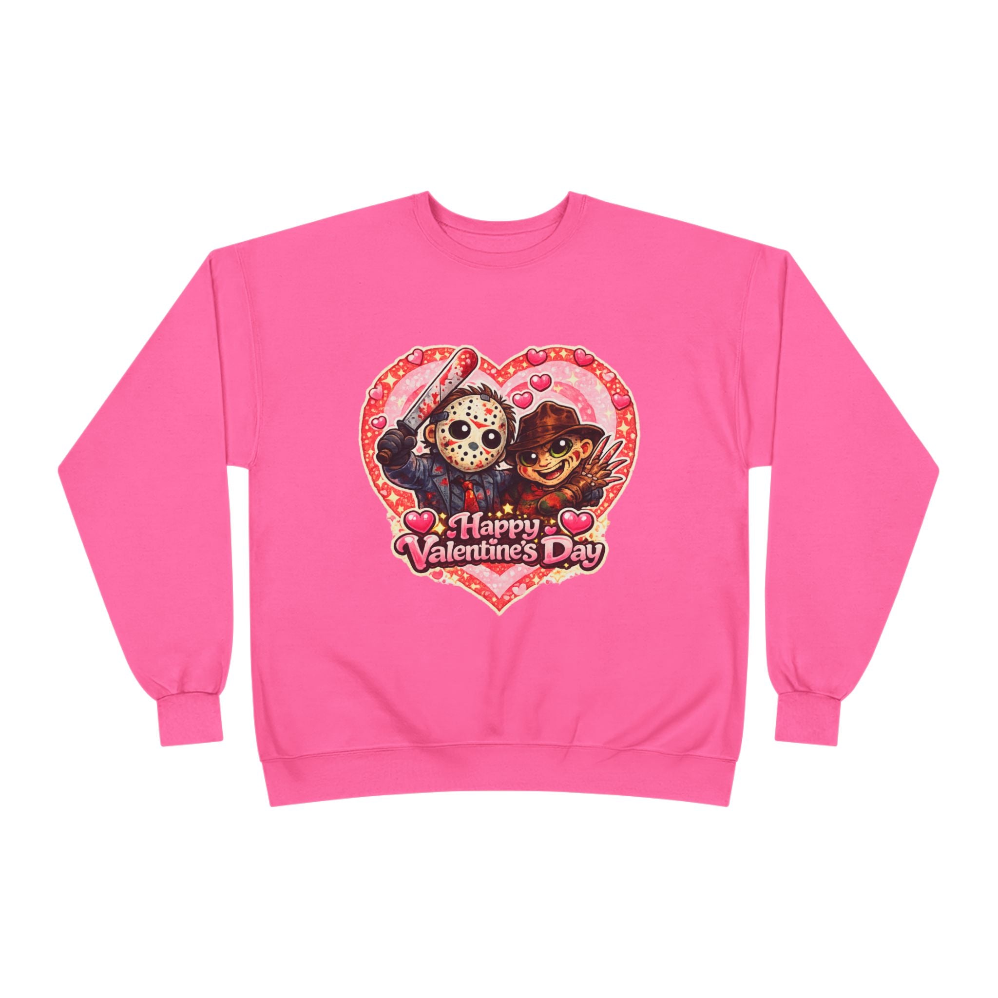 Cute Horrors Valentine's Day Unisex EcoSmart® Crewneck Sweatshirt